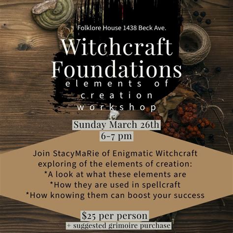 Witchcraft events in my town